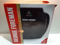 RRP £36.99 George Foreman Family 5-Portion(510 sq cm plate) Grill 23420 - Black