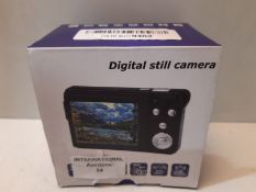 RRP £65.95 Digital Camera 30 MP Compact Cameras 1080P Vlogging