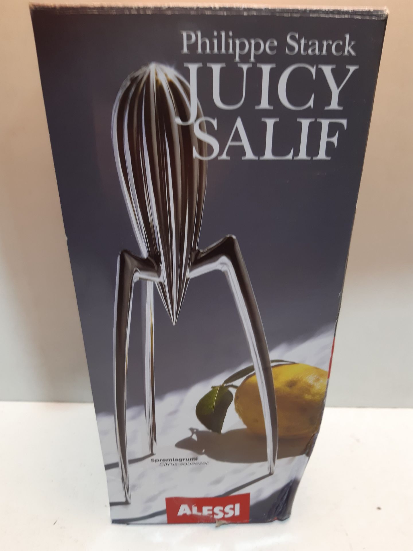 RRP £53.02 Alessi PSJS Citrus Juicer, Aluminium, Mirror Polished