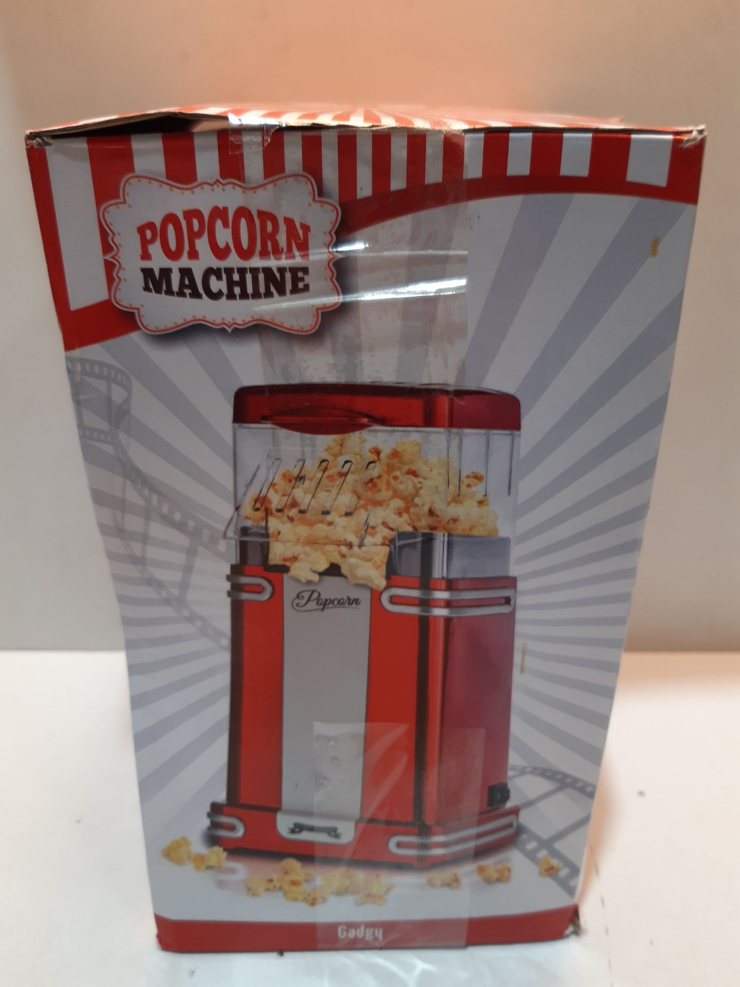 RRP £24.99 Gadgy å¨ Hot Air Popcorn Maker l Retro Popcorn Machine;Low-Calorie