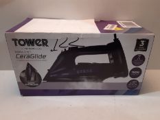 RRP £24.95 Tower T22008 CeraGlide 2-in-1 Cord or Cordless Steam