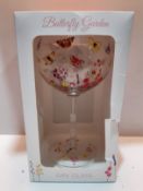 RRP £14.89 The Leonardo Collection Butterfly Garden Large Gin Cocktail Balloon Glass