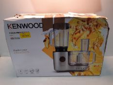 RRP £41.99 Kenwood FP195 Compact Food Processor - Silver And Grey