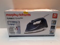 RRP £59.99 Morphy Richards Steam Iron 303131 Turbosteam Pro with Intellitemp Steam Iron