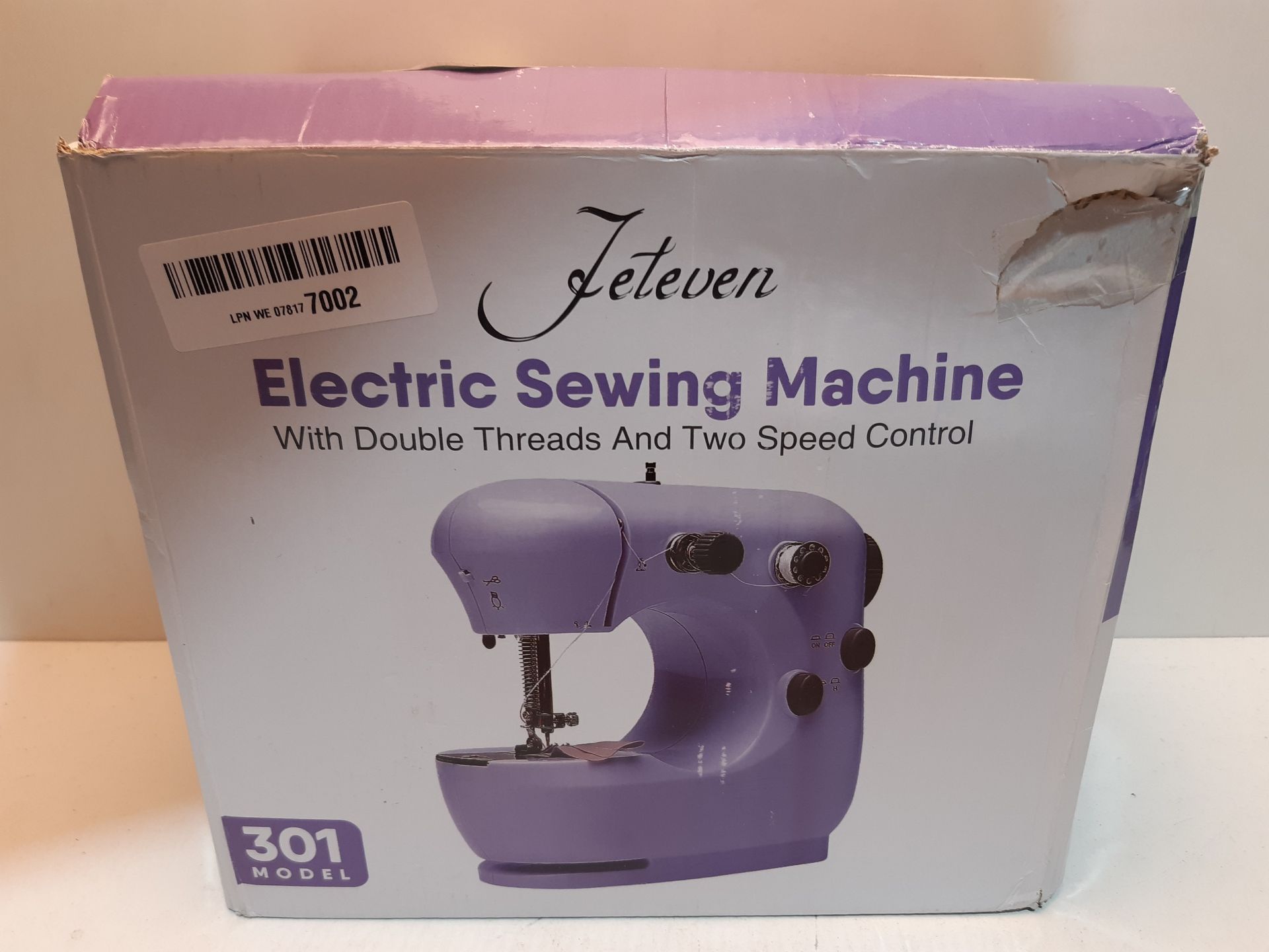 RRP £4.53 Jeteven Mini Electric Sewing Machine 2 Speed Adjustment