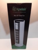 RRP £33.60 Xpelair XP15E Tower Desktop Cooling Fan, Plastic, 20 W, White