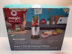 RRP £39.99 NUTRiBULLET Magic Bullet Deluxe Blender, Mixer & Food Processor, Silver