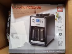 RRP £65.00 Morphy Richards 162101 Grind & Brew Bean To Cup Filter Coffee Machine
