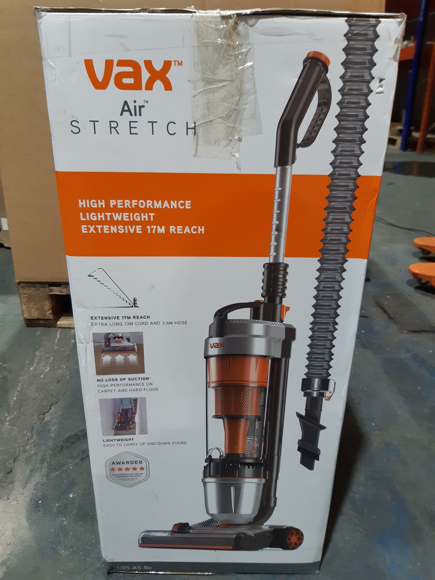 RRP £89.99 Vax U85-AS-Be Air Stretch Upright Vacuum