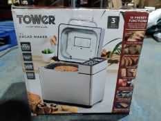 RRP £74.00 Tower T11005 Digital Bread Maker with Adjustable Crust Control