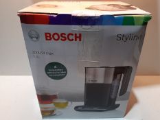 RRP £62.96 Bosch Styline TWK8633GB Variable Temperature Cordless Kettle