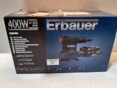 RRP £44.57 Erbauer 125mm RO Sanders 400W