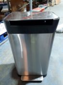 RRP £199.00 Joseph Joseph 30030 Titan 30 Trash Compactor Kitchen Bin-Stainless Steel