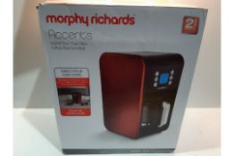 RRP £54.99 Morphy Richards 162009 Pour Over Filter Coffee Maker