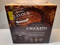 RRP £24.27 Crock-Pot CSC046 Slow Cooker, 2.4 Litre, Black, Aluminium, 2.4 liters