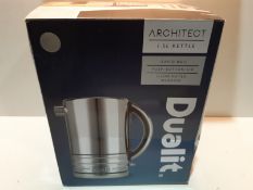 RRP £85.95 Dualit Architect Kettle;1.5 L 2.3 KW Stainless Steel