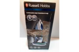 RRP £39.99 Russell Hobbs 26020 Cordless One-Temperature Steam Iron