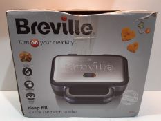 RRP £33.00 Breville Deep Fill Sandwich Toaster and Toastie Maker with Removable Plates