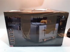 RRP £49.75 Tower T20051RGG Cavaletto 4-Slice Toaster with Defrost/Reheat