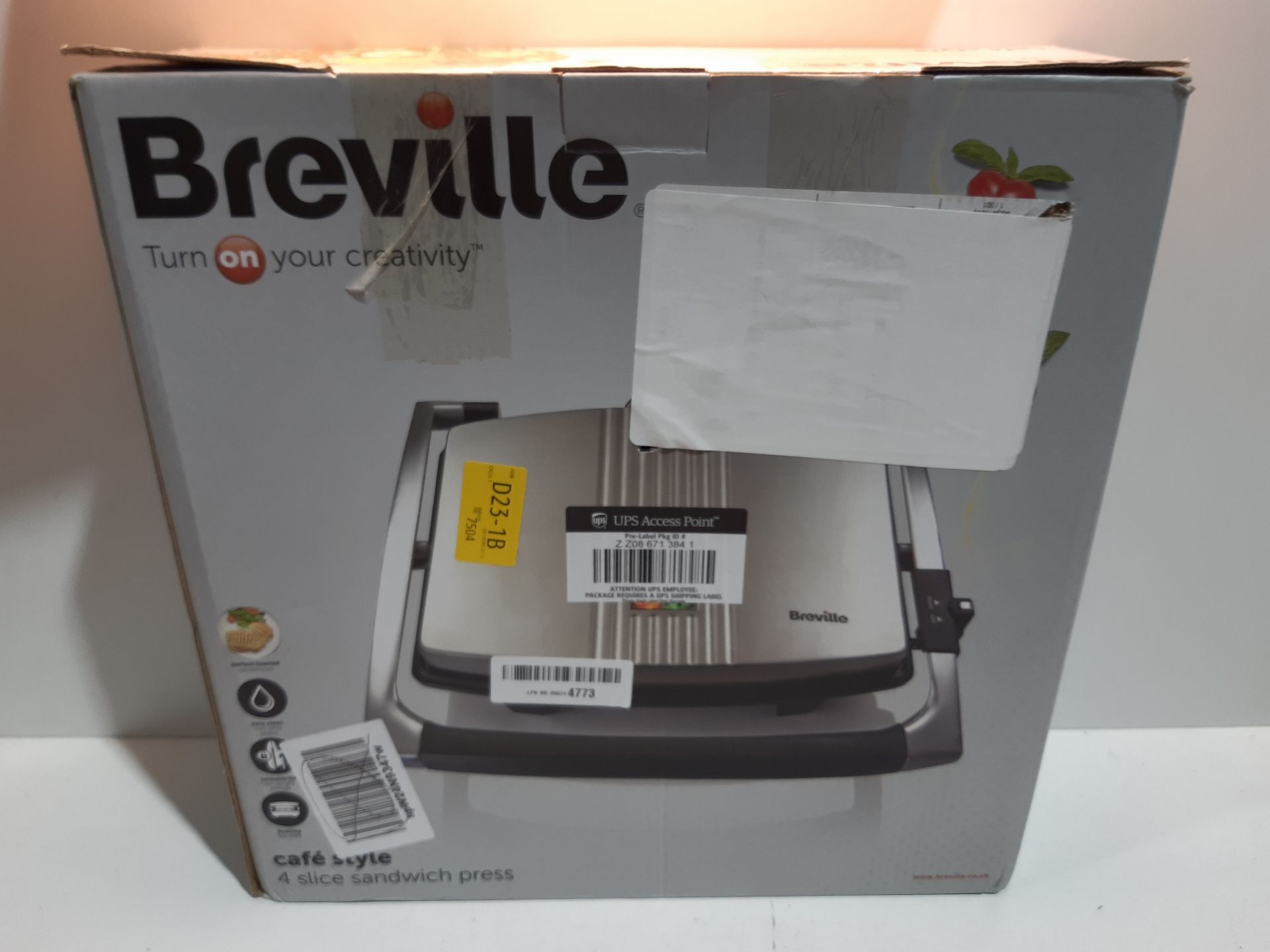 RRP £44.99 Breville Sandwich/Panini Press and Toastie Maker