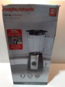 RRP £34.75 Morphy Richards 403010 Jug Blender with Ice Crusher