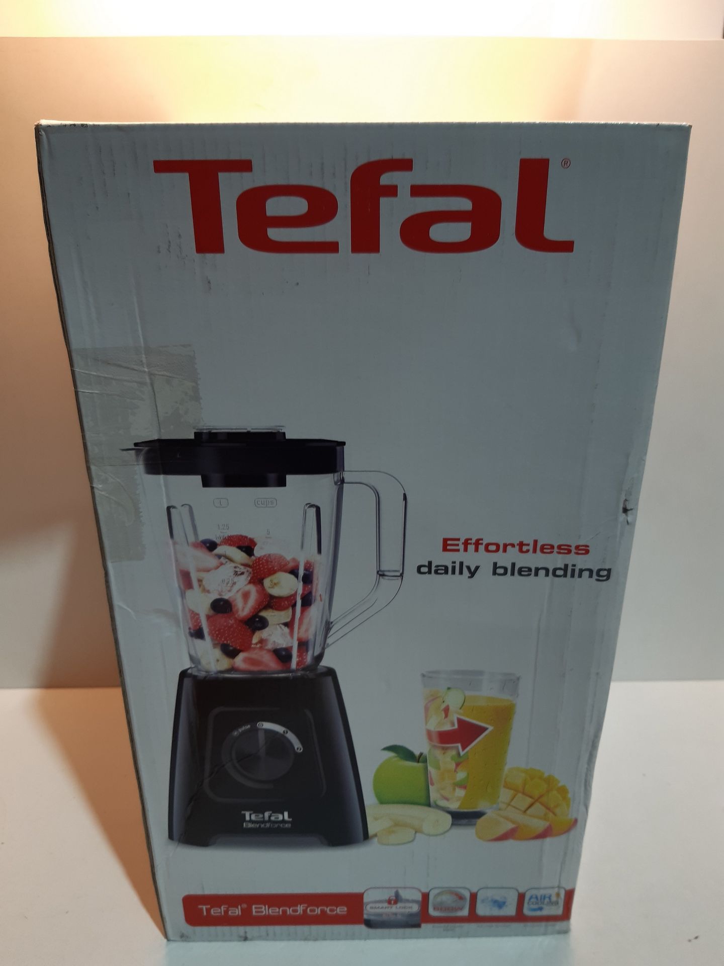 RRP £29.99 Tefal BL420840 Blendforce II Blender with Plastic Jug, 600 W, 1.5 liters, Black