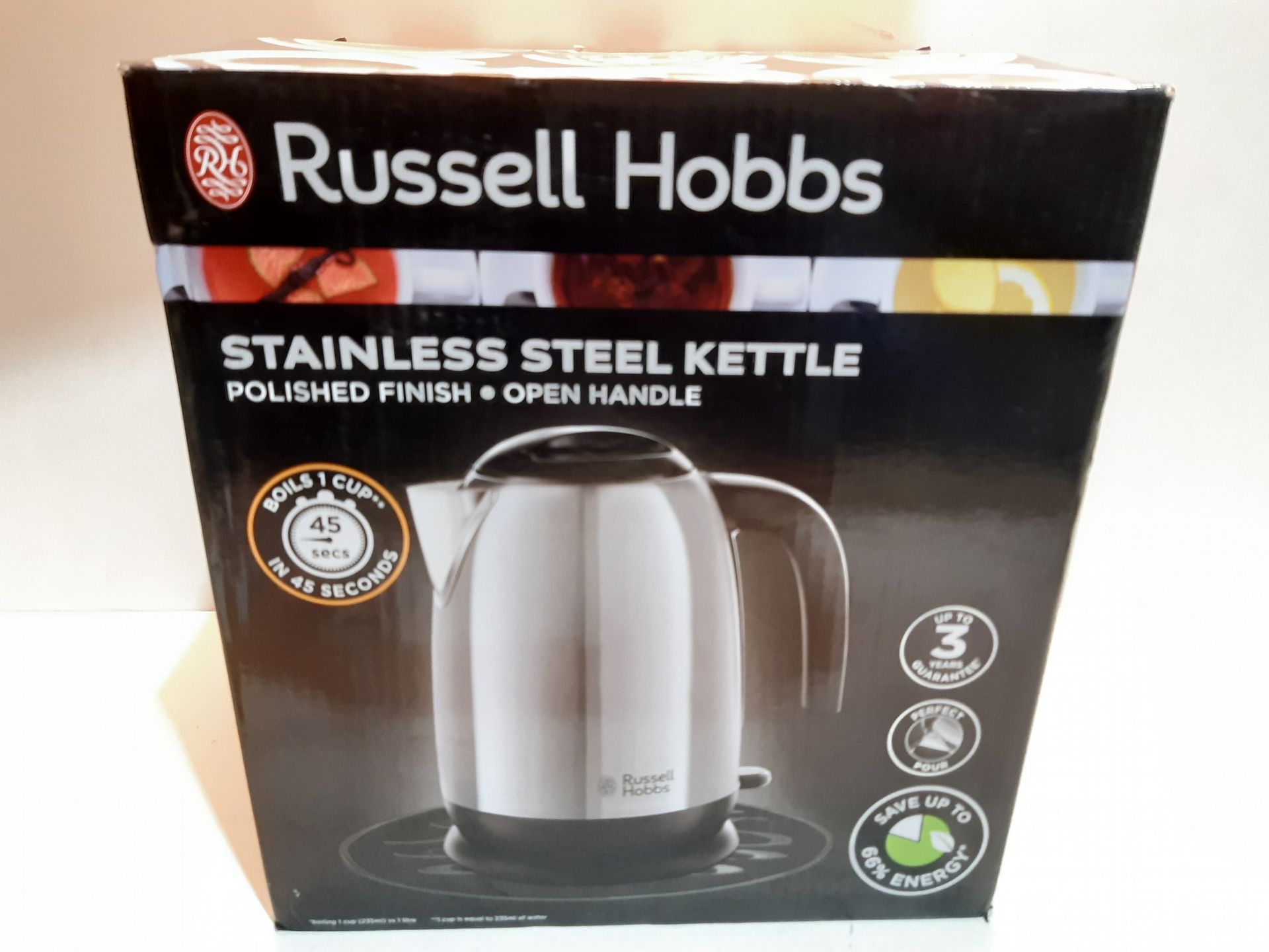 RRP £21.29 Russell Hobbs 23911 Adventure Polished Stainless Steel