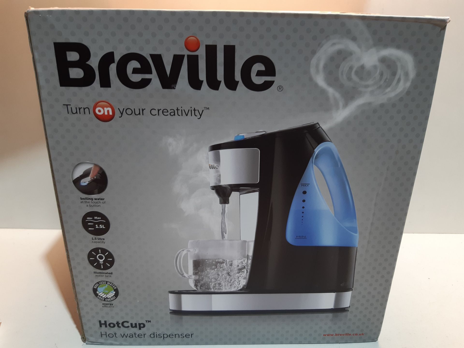 RRP £35.00 Breville HotCup Hot Water Dispenser