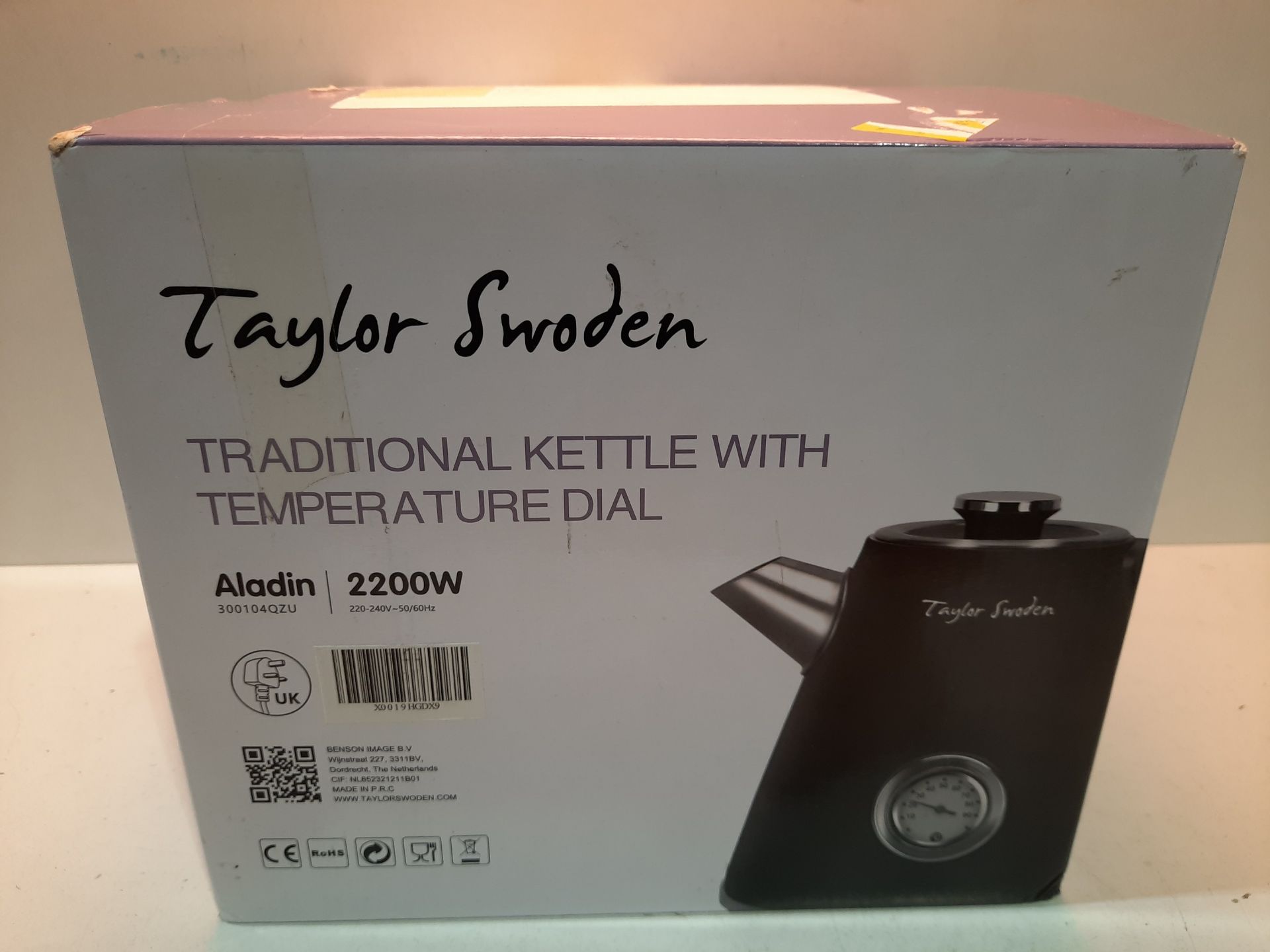 RRP £39.99 Taylor Swoden Electric Kettle