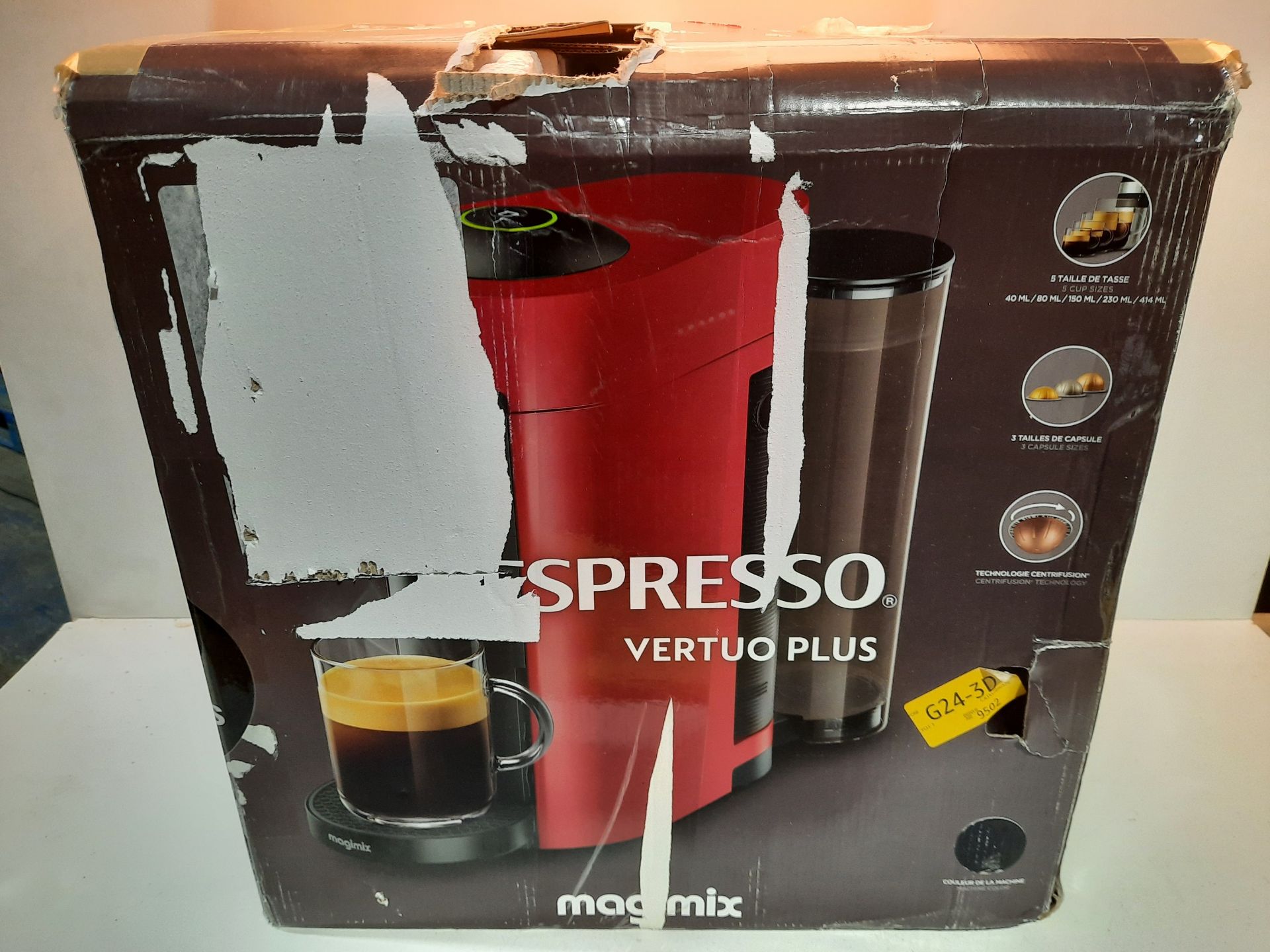 RRP £108.89 Nespresso Vertuo Plus Special Edition 11399 Coffee Machine by Magimix, Black