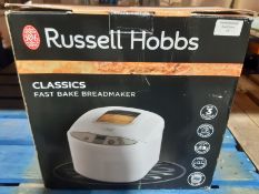 RRP £53.31 Russell Hobbs Breadmaker with Fast-Bake Function 18036 - White