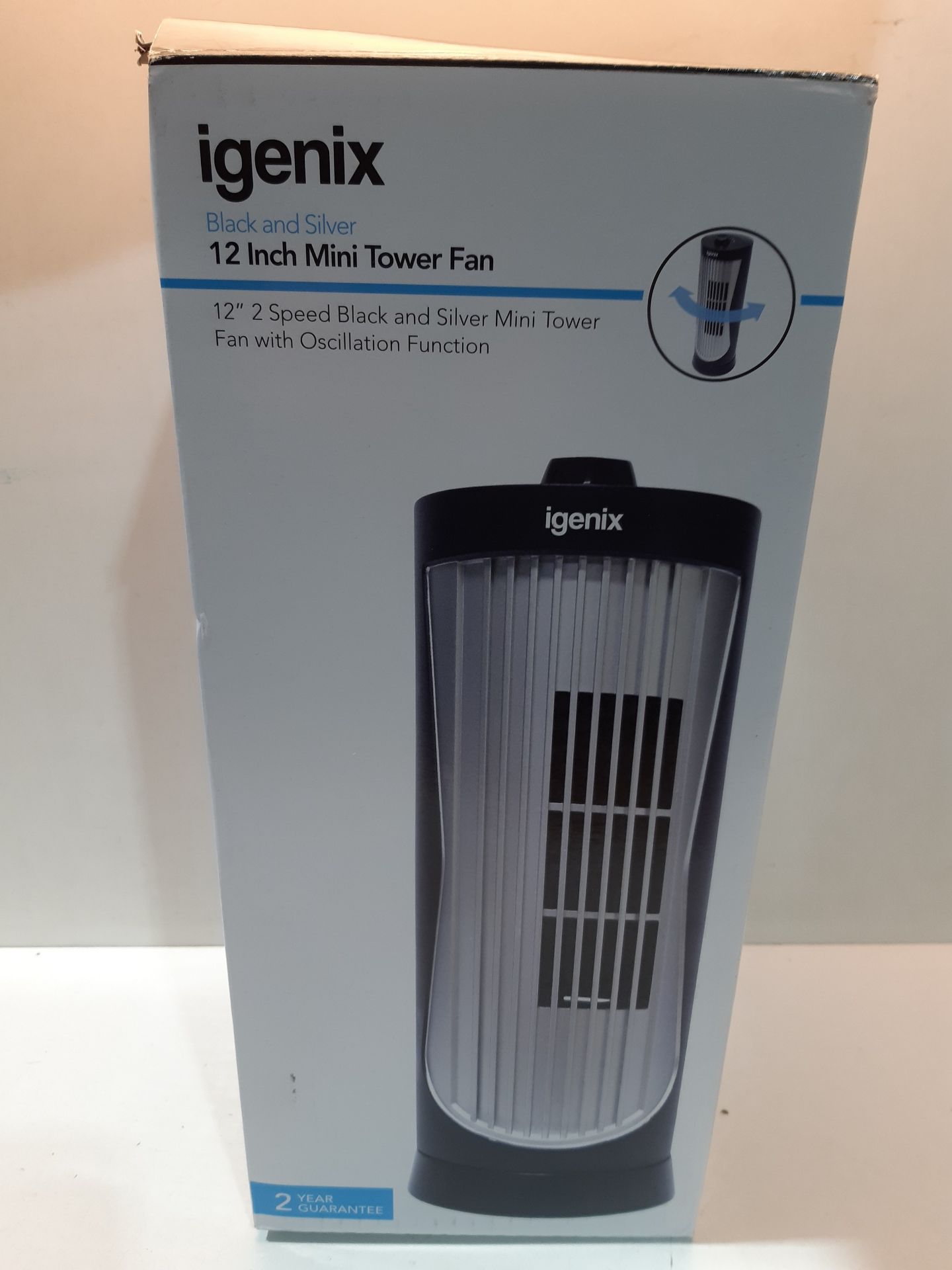 RRP £22.50 Igenix DF0020 Mini Tower Fan