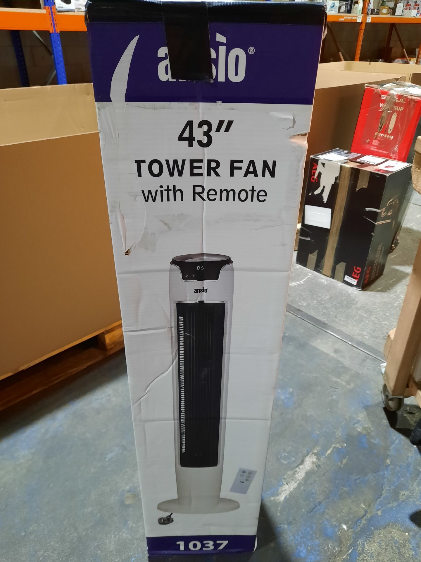 RRP £59.99 Honeywell HY254E QuietSet Tower Fan