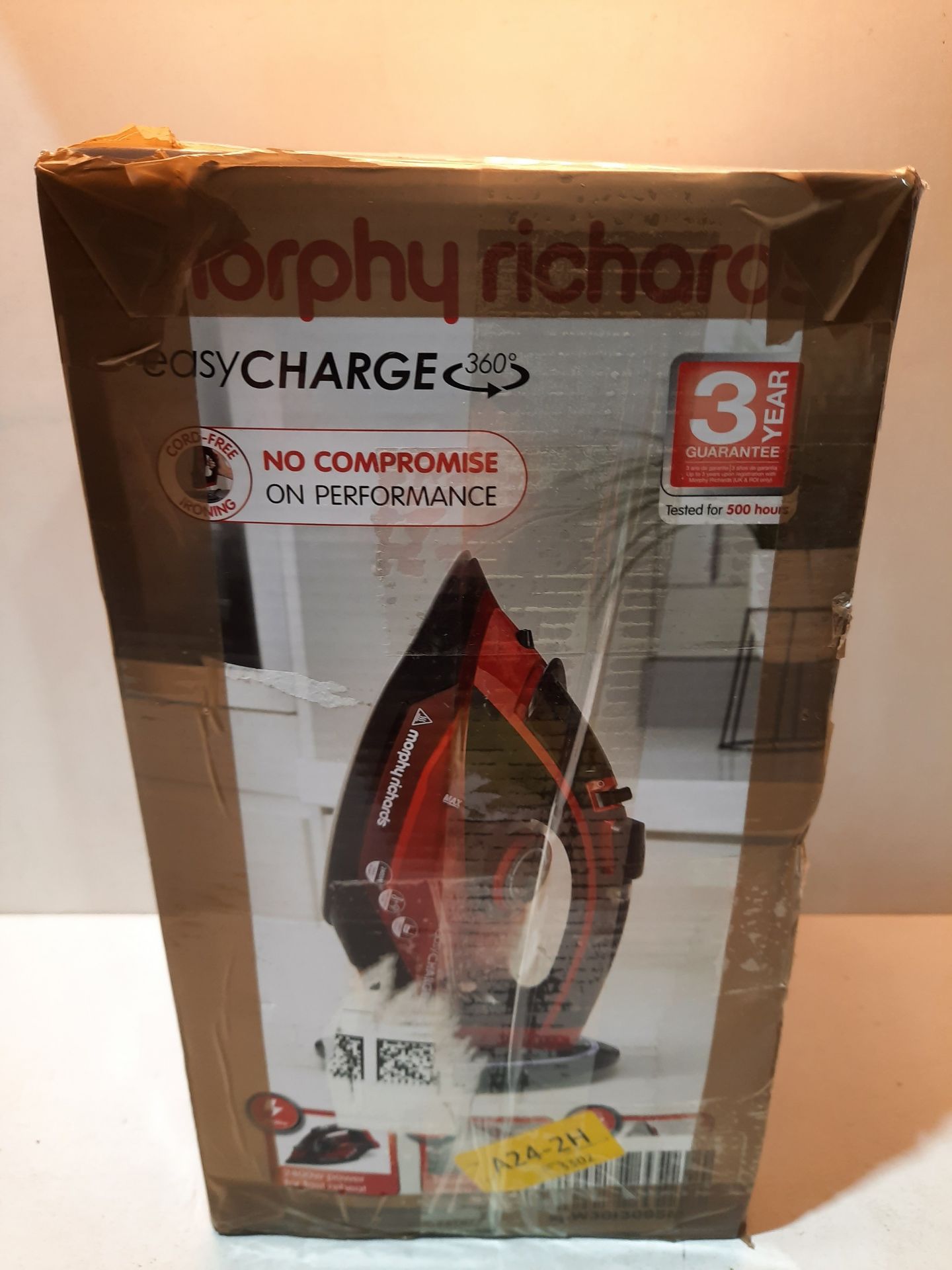 RRP £39.00 Morphy Richards 303250 Cordless Steam Iron easyCHARGE 360 Cord-Free