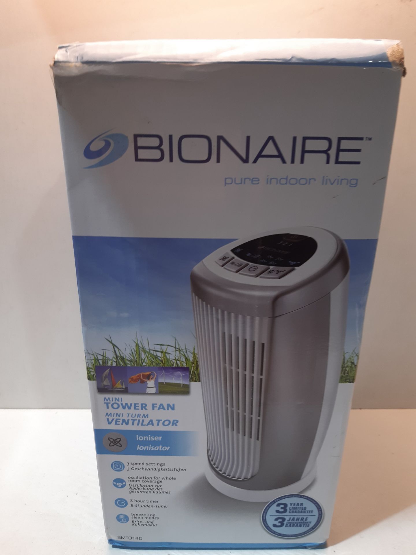 RRP £35.65 Bionaire BMT014D Mini Tower Fan