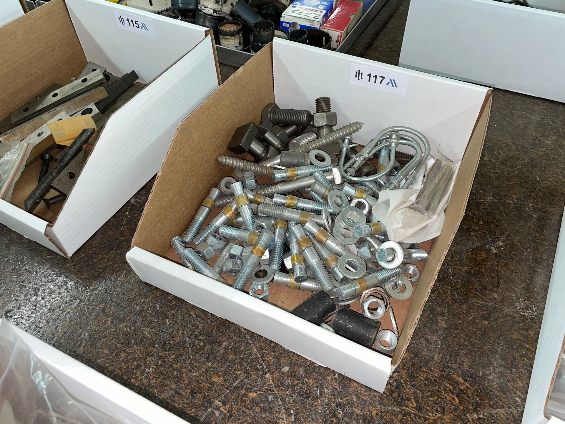Lot with Assorted Ancor Bolts, Screws, Washers and Nuts - Image 2 of 2