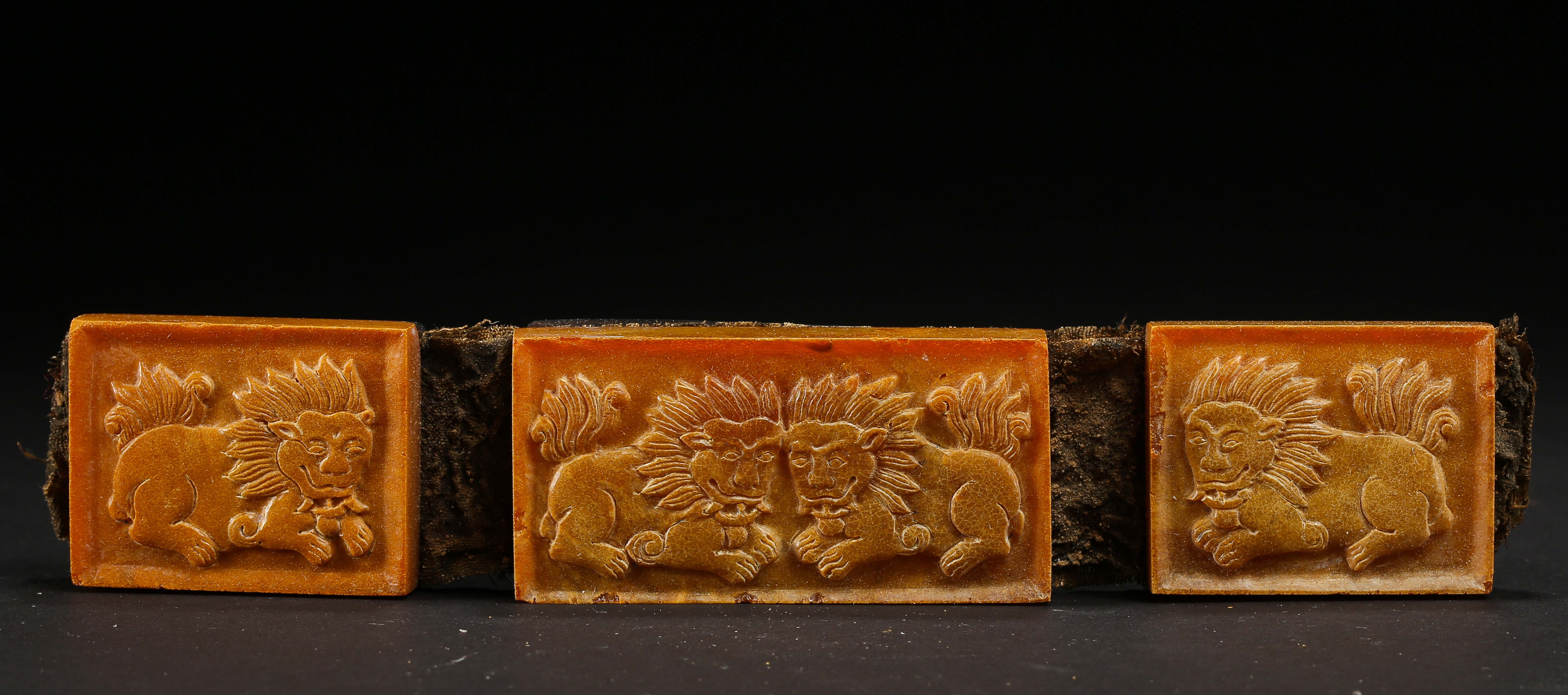 A SET OF BEESWAX BELTS, LIAO OR JIN DYNASTY, CHINA - Image 13 of 13