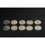 GROUP OF ANCIENT SILVER COINS, CHINA