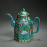 CLOISONNE POT, 1950's, CHINA