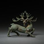 BRONZE DEER, SHANG DYNASTY, CHINA