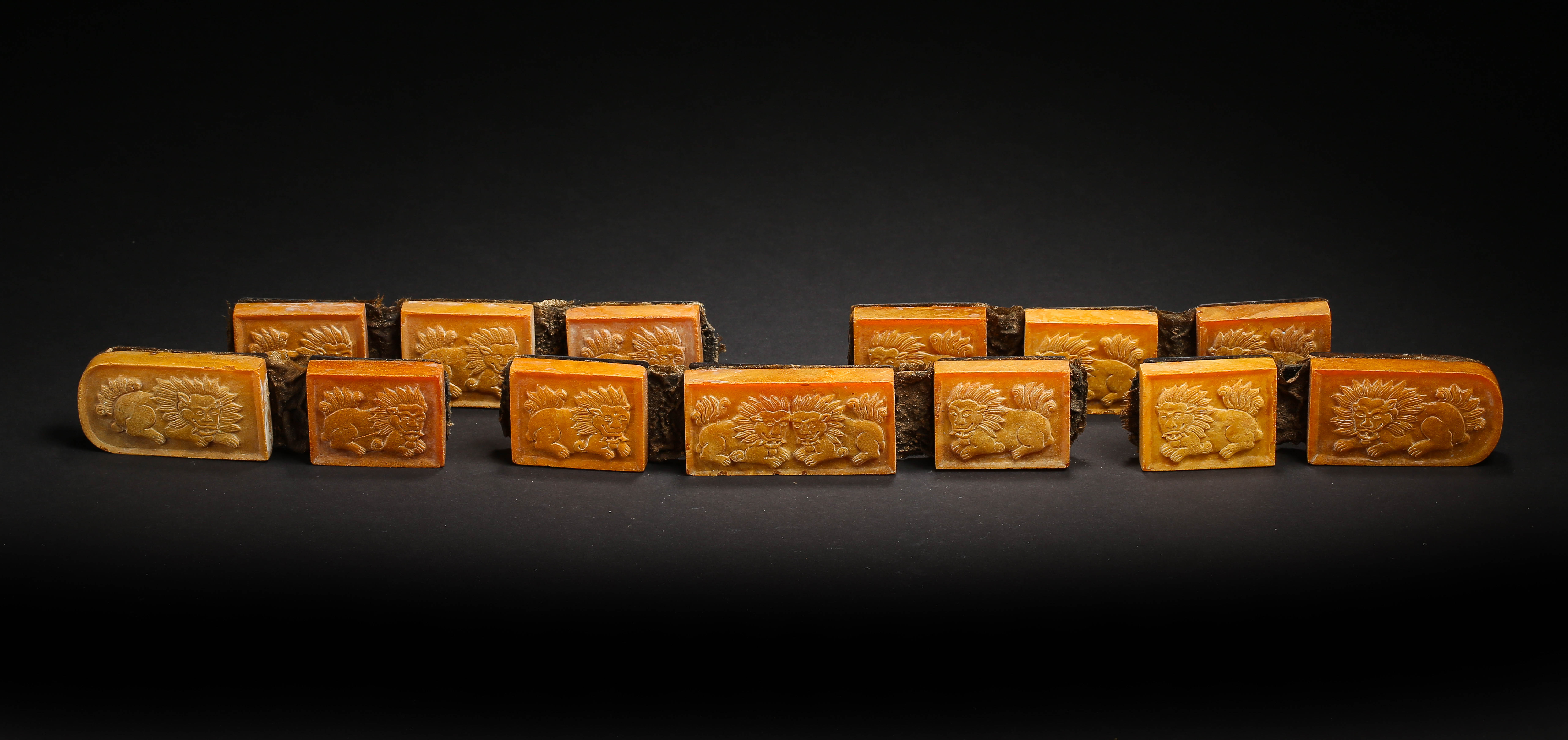A SET OF BEESWAX BELTS, LIAO OR JIN DYNASTY, CHINA - Image 12 of 13