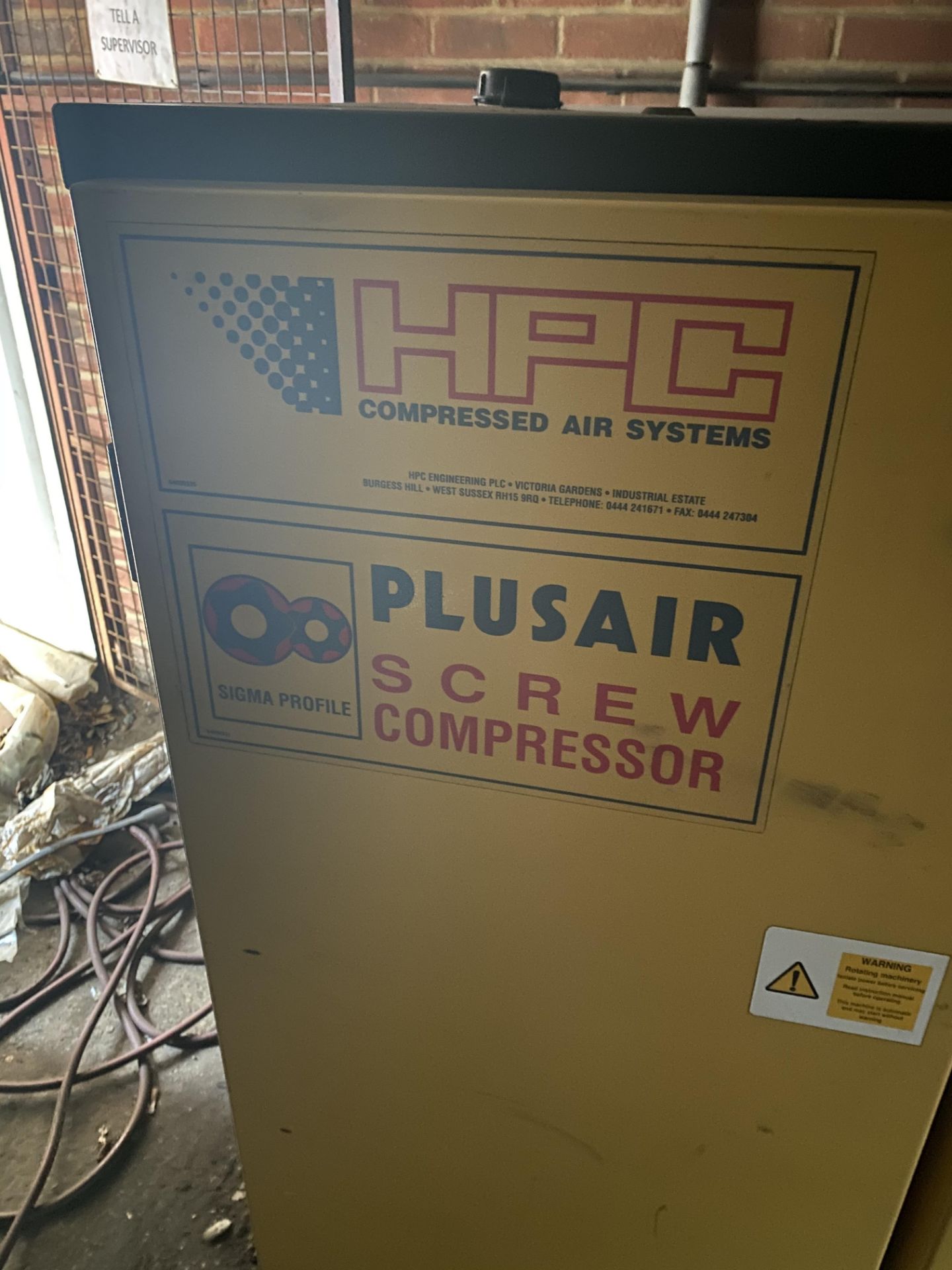 PLUSAIR SCREW COMPRESSOR BS61 - Image 2 of 6