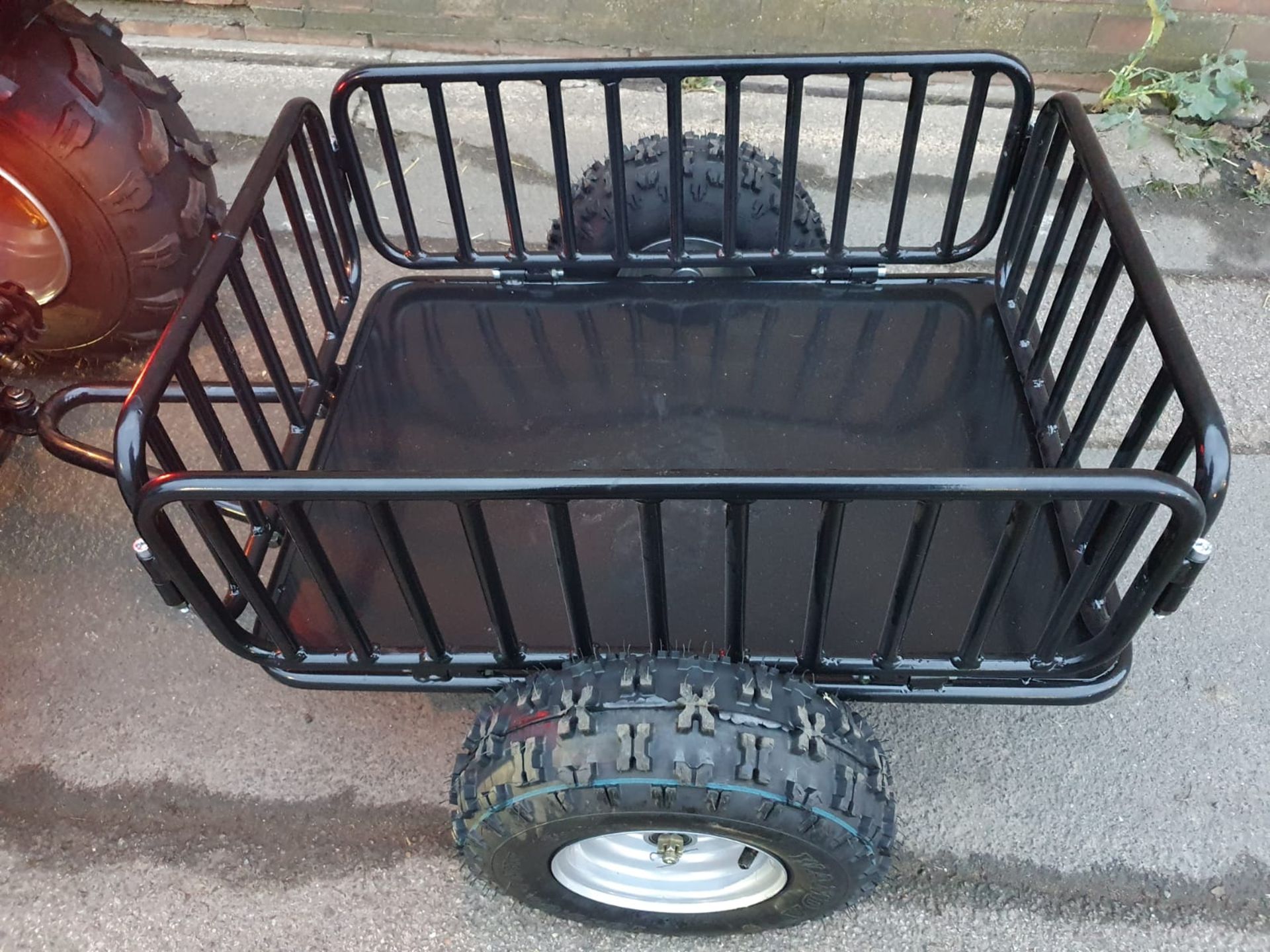 MASSEY FERGUSON MINI TRACTOR AND TRAILER 4 STROKE PETROL - Image 11 of 11