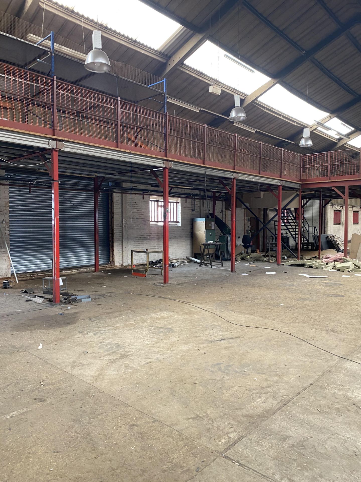 MEZZANINE FLOOR HEAVY DUTY ONLY **APPROX 105.24 SQ METERS**DISMANTLED ALREADY**