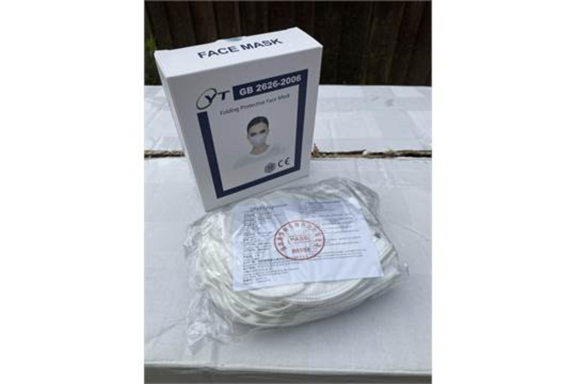 1,250X FFP2/KN95 FOLDING PROTECTIVE FACE MASK - Image 2 of 4