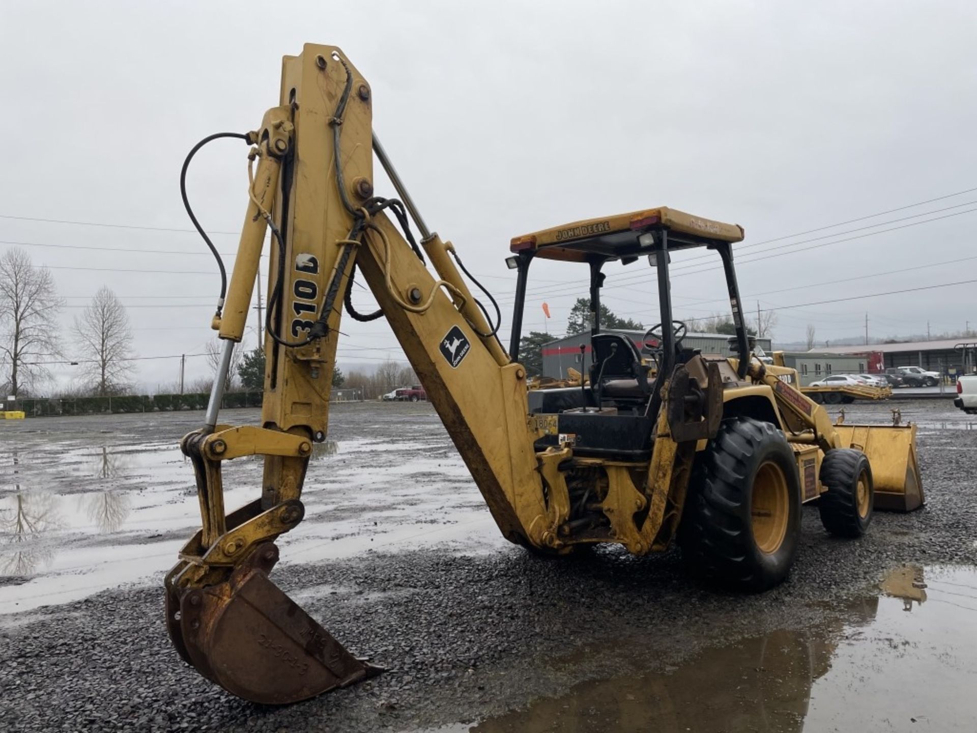 1995 John Deere 310D 4x4 Loader Backhoe - Image 3 of 24