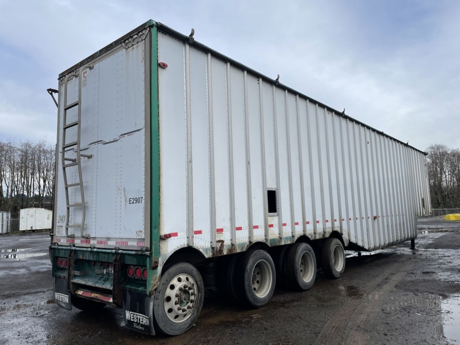 2007 Western 53' 4-Axle Possum Belly Chip Trailer - Image 3 of 12