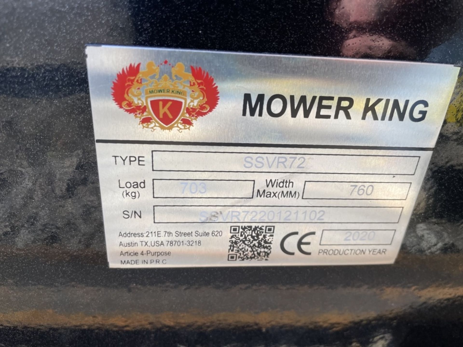 2020 Mower King SSVR72 Vibratory Roller - Image 5 of 5