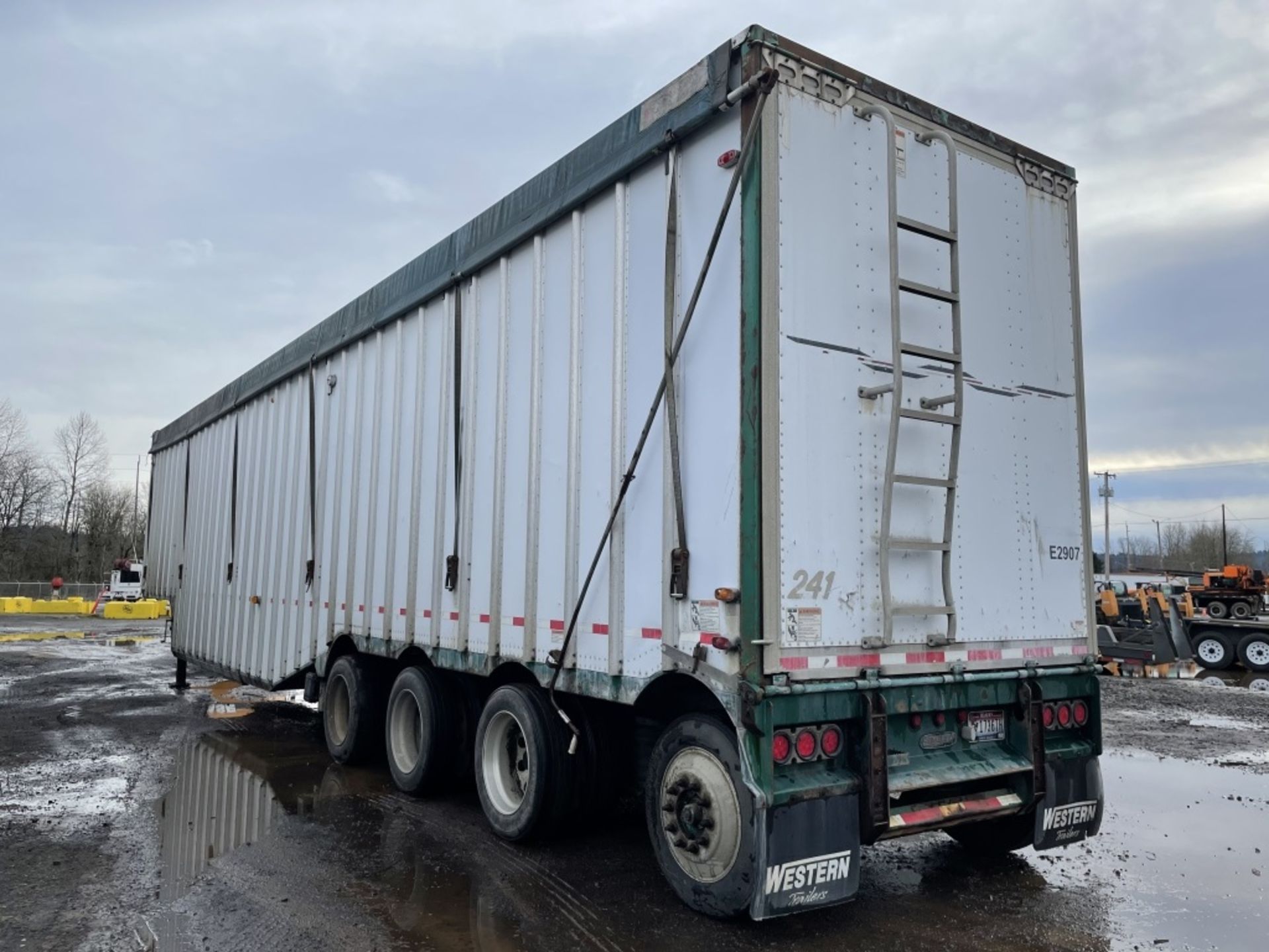 2007 Western 53' 4-Axle Possum Belly Chip Trailer - Image 4 of 12