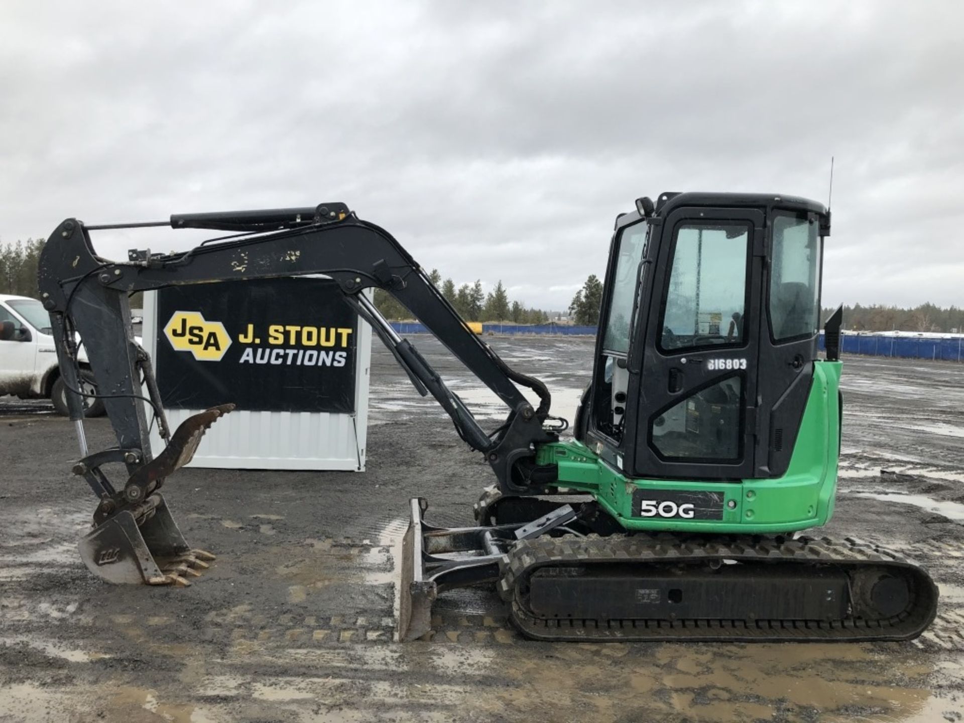 2014 John Deere 50G Mini Hydraulic Excavator - Image 2 of 27